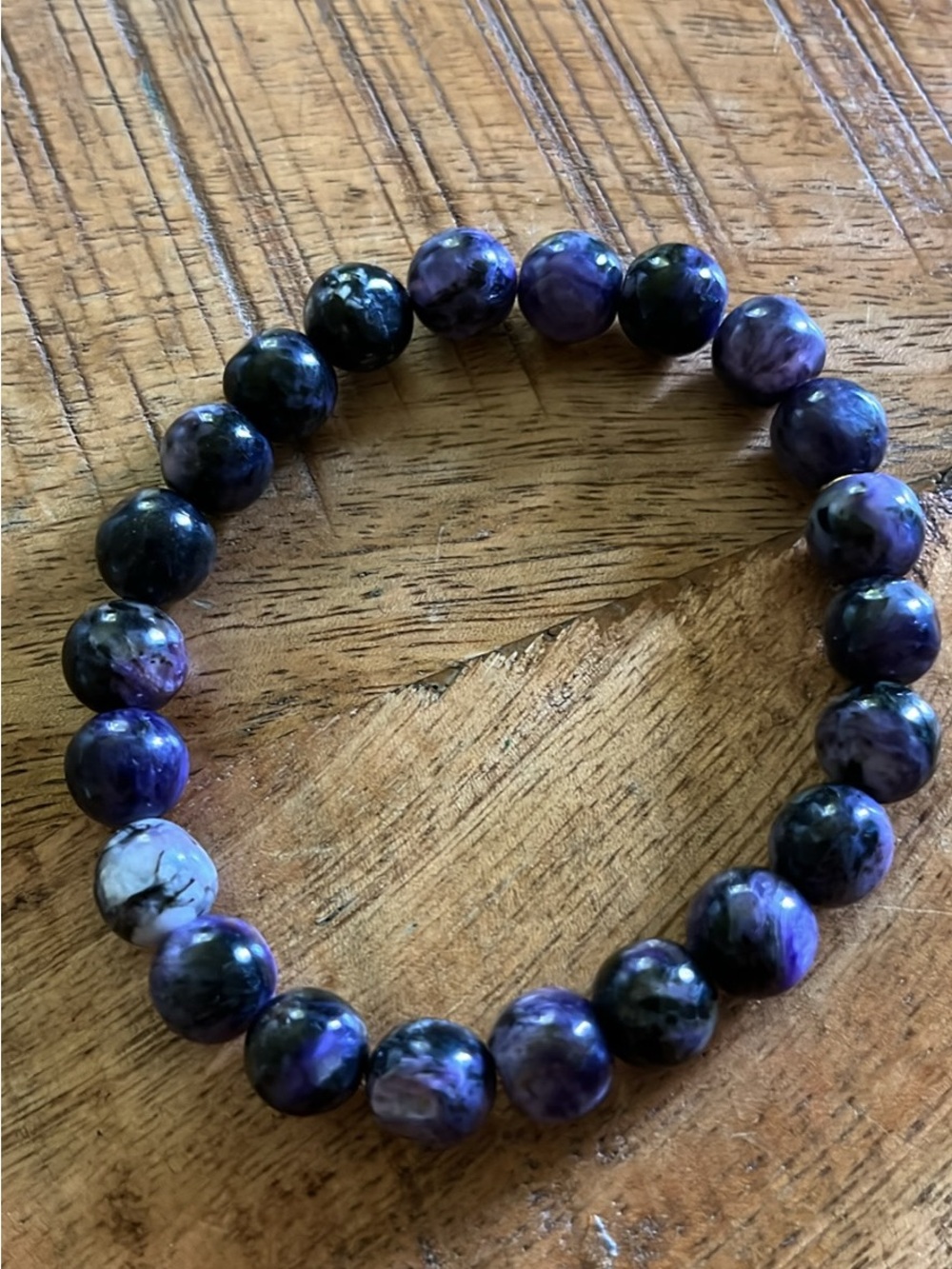 Jay King DTR Charoite Beaded Bracelet